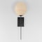 Maxim Lighting Maldives 1-Light Sconce, Black 12601NABK - alternate 2